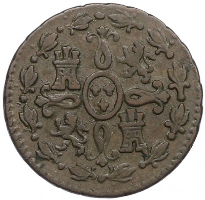 2 мараведи 1830 года Испания