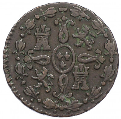 2 мараведи 1831 года Испания