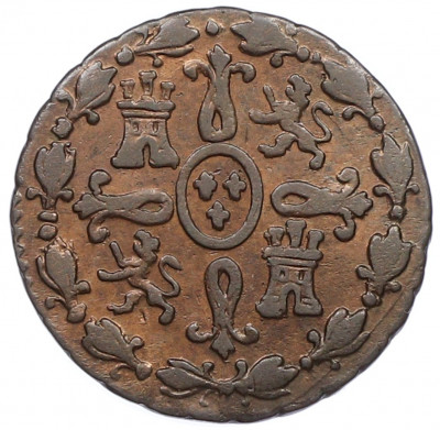 2 мараведи 1833 года Испания