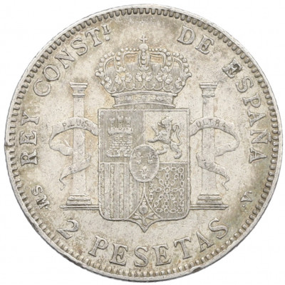 2 песеты 1905 года Испания