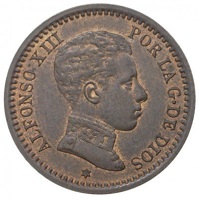 2 сентимо 1905 года Испания