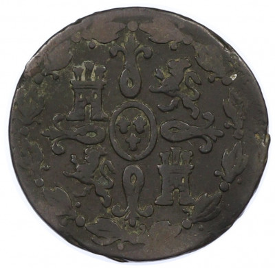 4 мараведи 1831 года Испания