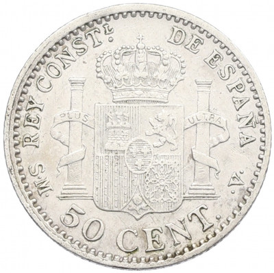50 сентимо 1904 года Испания