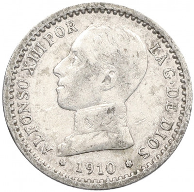 50 сентимо 1910 года Испания