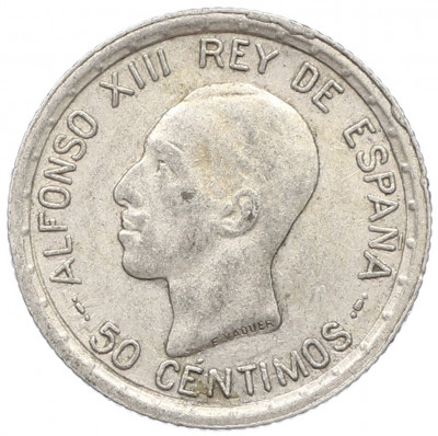 50 сентимо 1926 года Испания