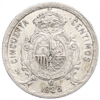 50 сентимо 1926 года Испания