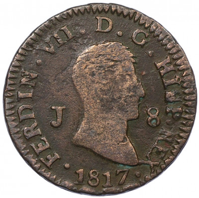 8 мараведи 1817 года Испания