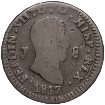 8 мараведи 1817 года Испания