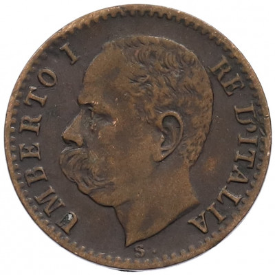 1 чентезимо 1896 года Италия
