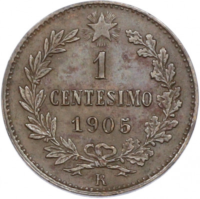 1 чентезимо 1905 года Италия