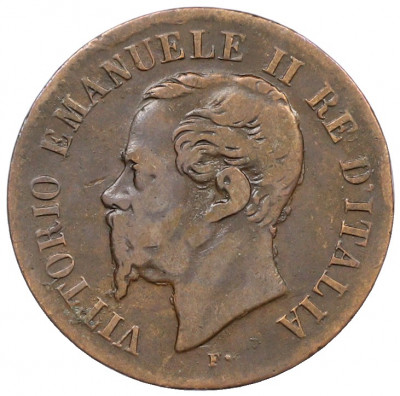 2 чентезимо 1862 года N Италия