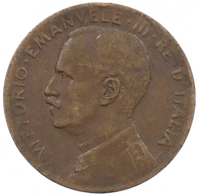 2 чентезимо 1909 года Италия