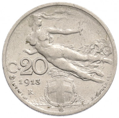 20 чентезимо 1913 года Италия