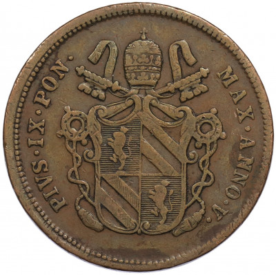 2 байокко 1851 года Папская область