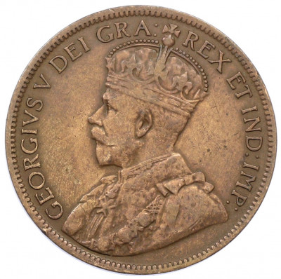 1 цент 1917 года Канада