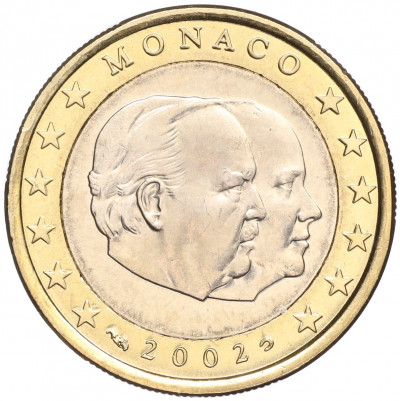 1 евро 2002 года Монако