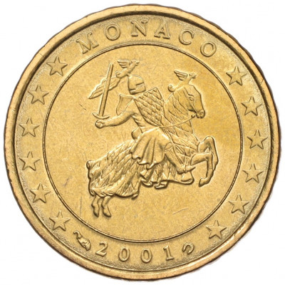 10 евроцентов 2001 года Монако