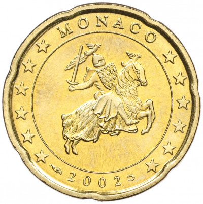 20 евроцентов 2002 года Монако