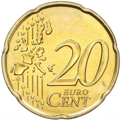 20 евроцентов 2002 года Монако