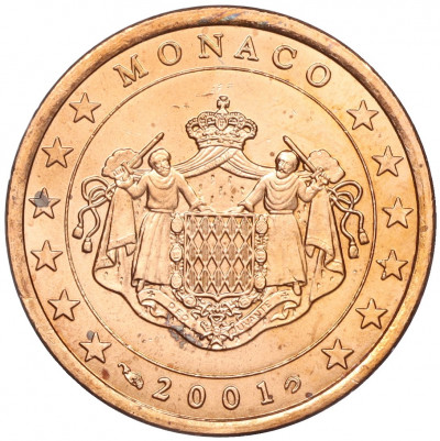 5 евроцентов 2001 года Монако