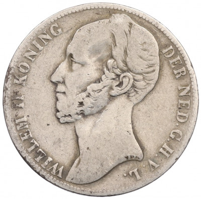 1 гульден 1848 года Нидерланды