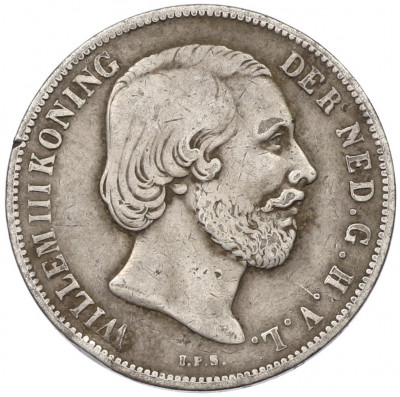 1 гульден 1861 года Нидерланды