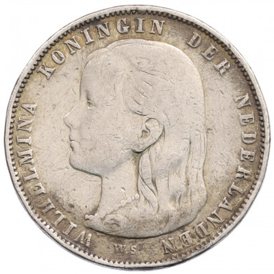 1 гульден 1892 года Нидерланды
