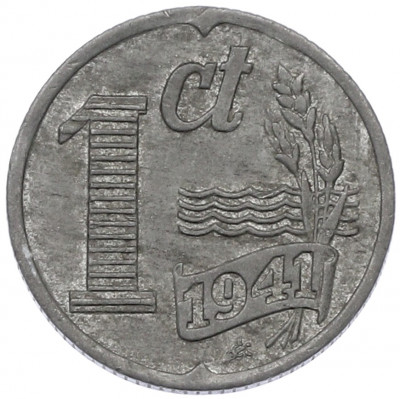 1 цент 1941 года Нидерланды
