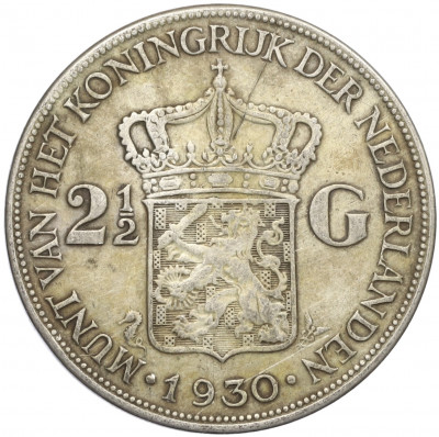 2 1/2 гульдена 1930 года Нидерланды