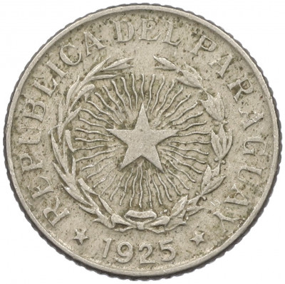 50 сентаво 1925 года Парагвай