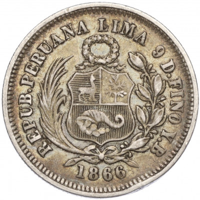 1/5 соля 1866 года Перу