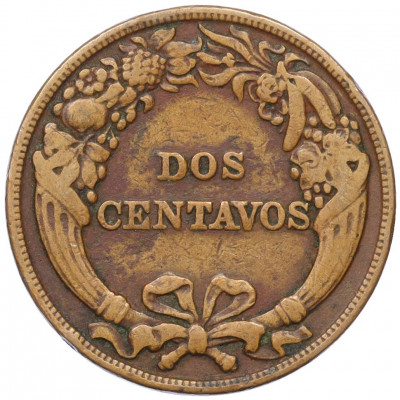 2 сентаво 1919 года Перу