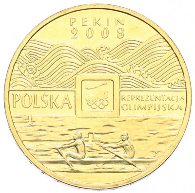 2 злотых 2008 года Польша «XXIX летние Олимпийские игры в Пекине 2008»