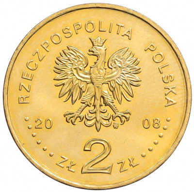 2 злотых 2008 года Польша «Сибирские ссыльные»