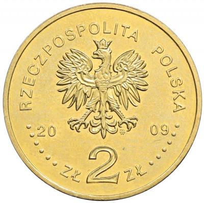 2 злотых 2009 года Польша «История польской кавалерии — Гусар XVII века»