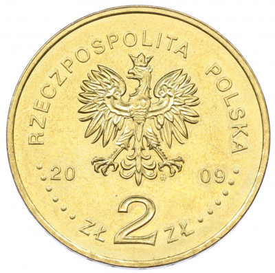 2 злотых 2009 года Польша «Поляки спасавшие евреев»