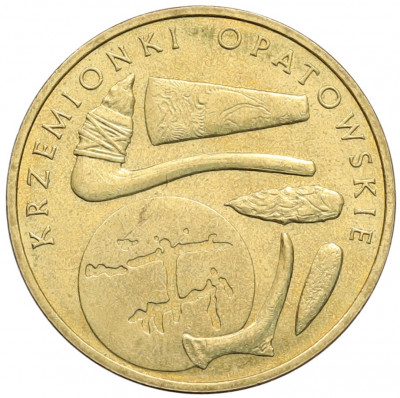 2 злотых 2012 года Польша «Памятники Польши — Кшеменки-Опатовские»