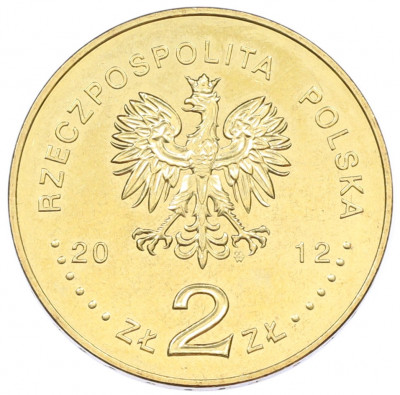 2 злотых 2012 года Польша «Польские суда — Эсминец Молния»