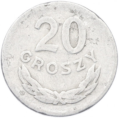 20 грошей 1949 года Польша