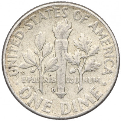 1 дайм (10 центов) 1963 года D США