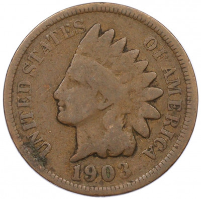 1 цент 1903 года США