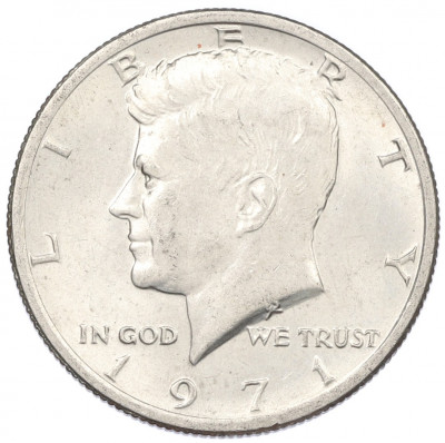 1/2 доллара (50 центов) 1971 года D США