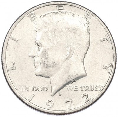 1/2 доллара (50 центов) 1972 года D США