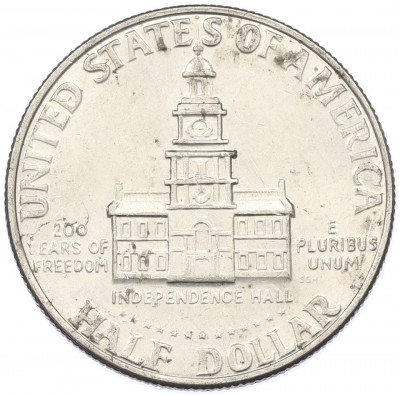 1/2 доллара (50 центов) 1976 года США «200 лет Независимости»