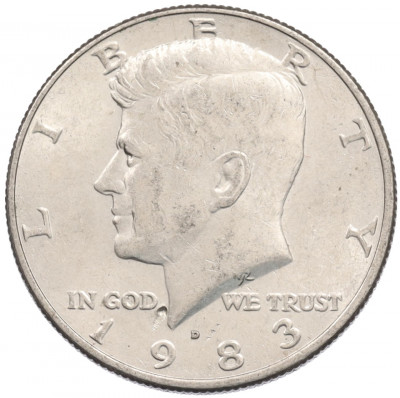 1/2 доллара (50 центов) 1983 года D США
