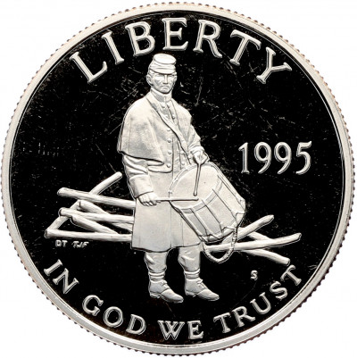 1/2 доллара (50 центов) 1995 года S США «Сражения гражданской войны»