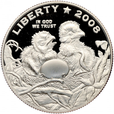 1/2 доллара (50 центов) 2008 года S США «Белоголовый орлан»