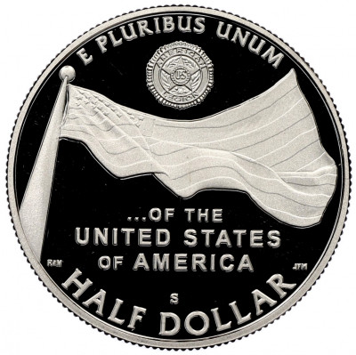 1/2 доллара (50 центов) 2019 года S США «100 лет американскому легиону»