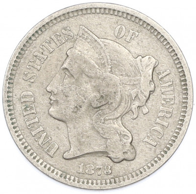 3 цента 1873 года США