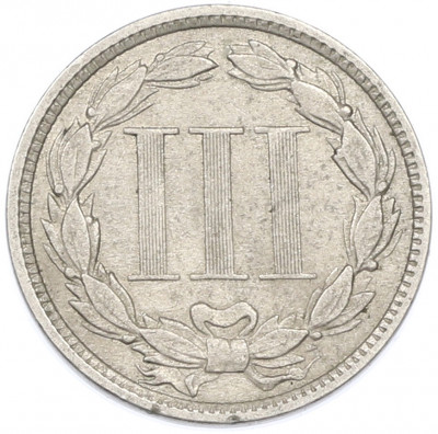 3 цента 1873 года США